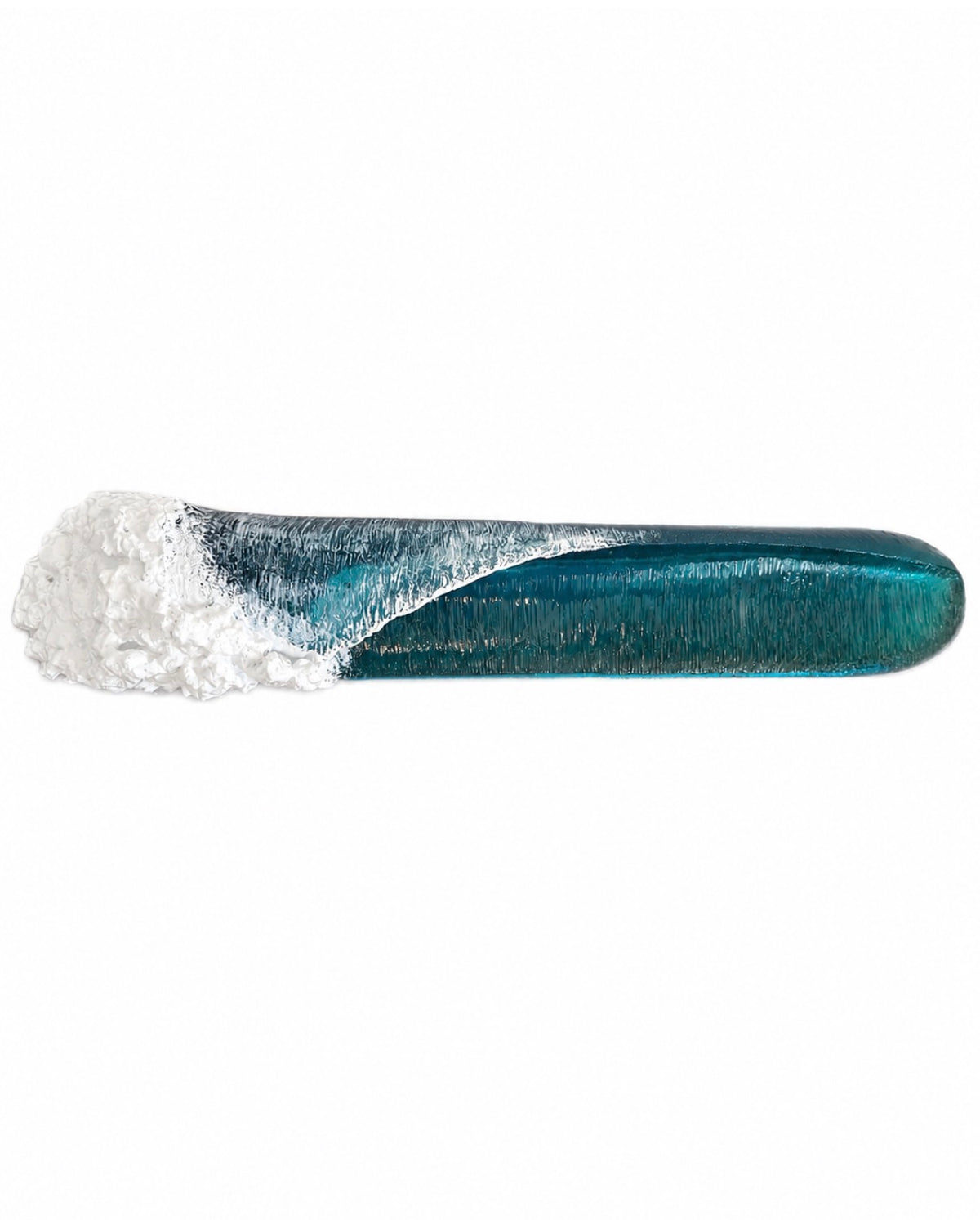 Ocean Wave Sculpture | Left Breaking Resin Wave | 18"