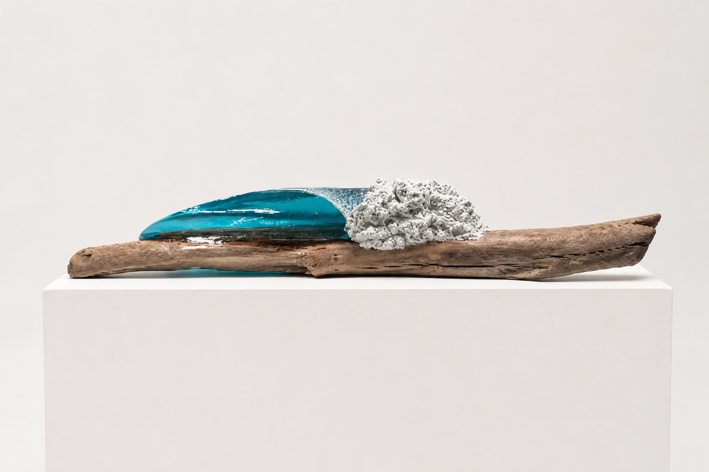 Ocean Wave Sculpture (Medium Right)