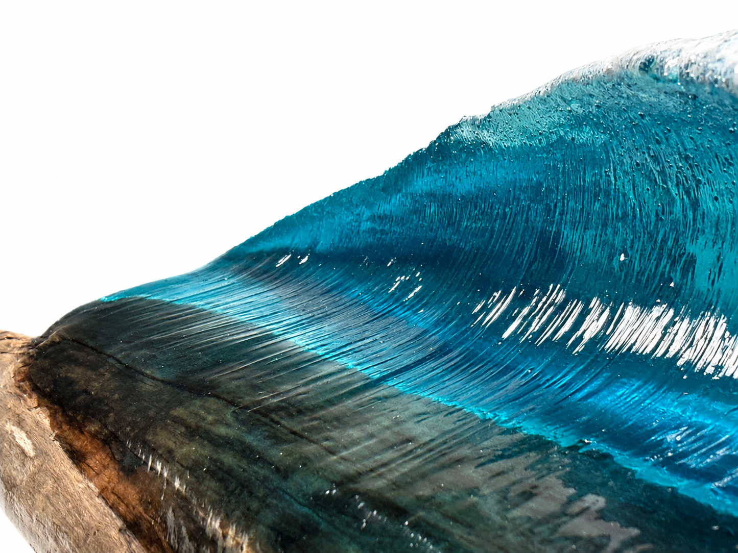 Ocean Wave Sculpture (Medium Right)
