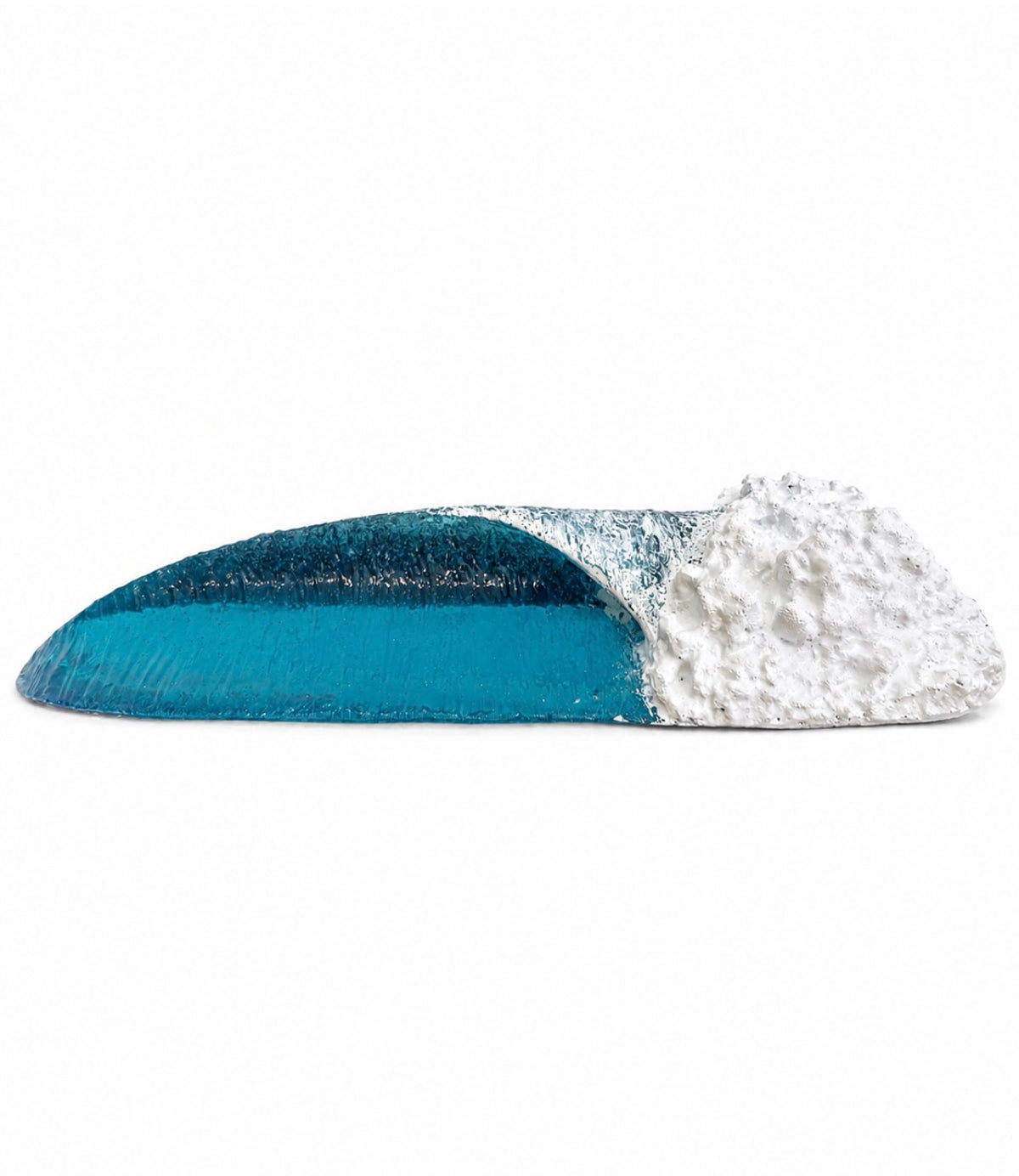 Ocean Wave Sculpture | Right Breaking Resin Wave | 12"