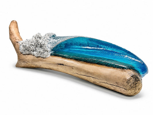 Ocean Wave Sculpture (Large Left)