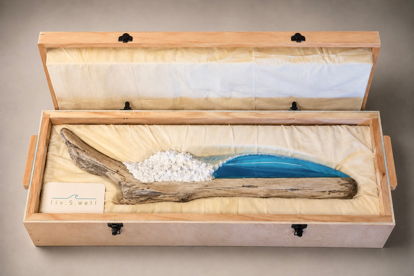 Ocean Wave Sculpture (Large Left)