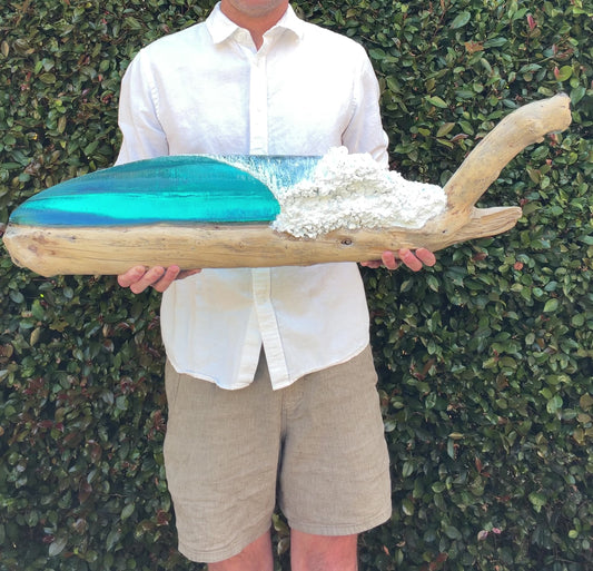 Ocean Wave Sculpture (Large Right)
