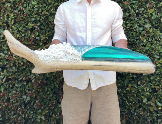 Ocean Wave Sculpture (Large Left)